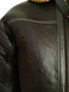 Irvin B3 Bomber Mens RAF Aviator Brown Vintage Fur Shearling Leather Jacket