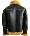 Irvin B3 Bomber Mens RAF Aviator Brown Vintage Fur Shearling Leather Jacket