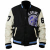 Beverly Hills Cop Axel Foley Detroit Lions Vintage Wool - Leather Sleeves Jacket