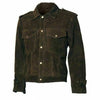 Beatles John Lennon Brown Motorcycle Biker Vintage Suede Leather Jacket Men's