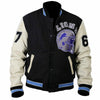 Beverly Hills Cop Axel Foley Detroit Lions Vintage Wool - Leather Sleeves Jacket