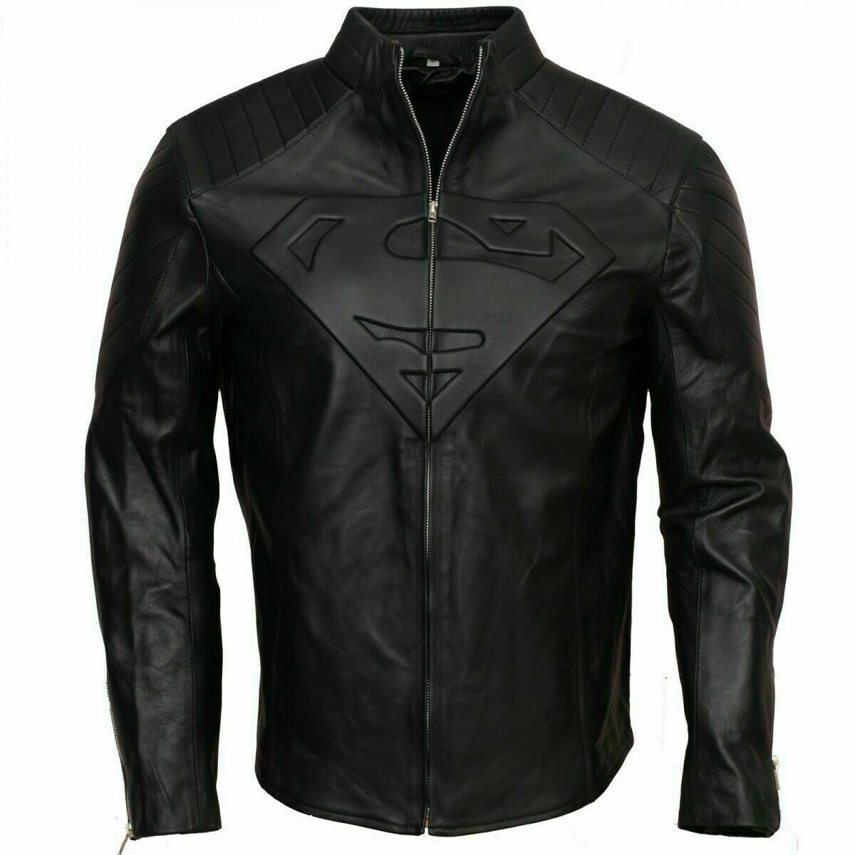 Superman and Lois Clark Kent Man of Steel Smallville Leather Jacket