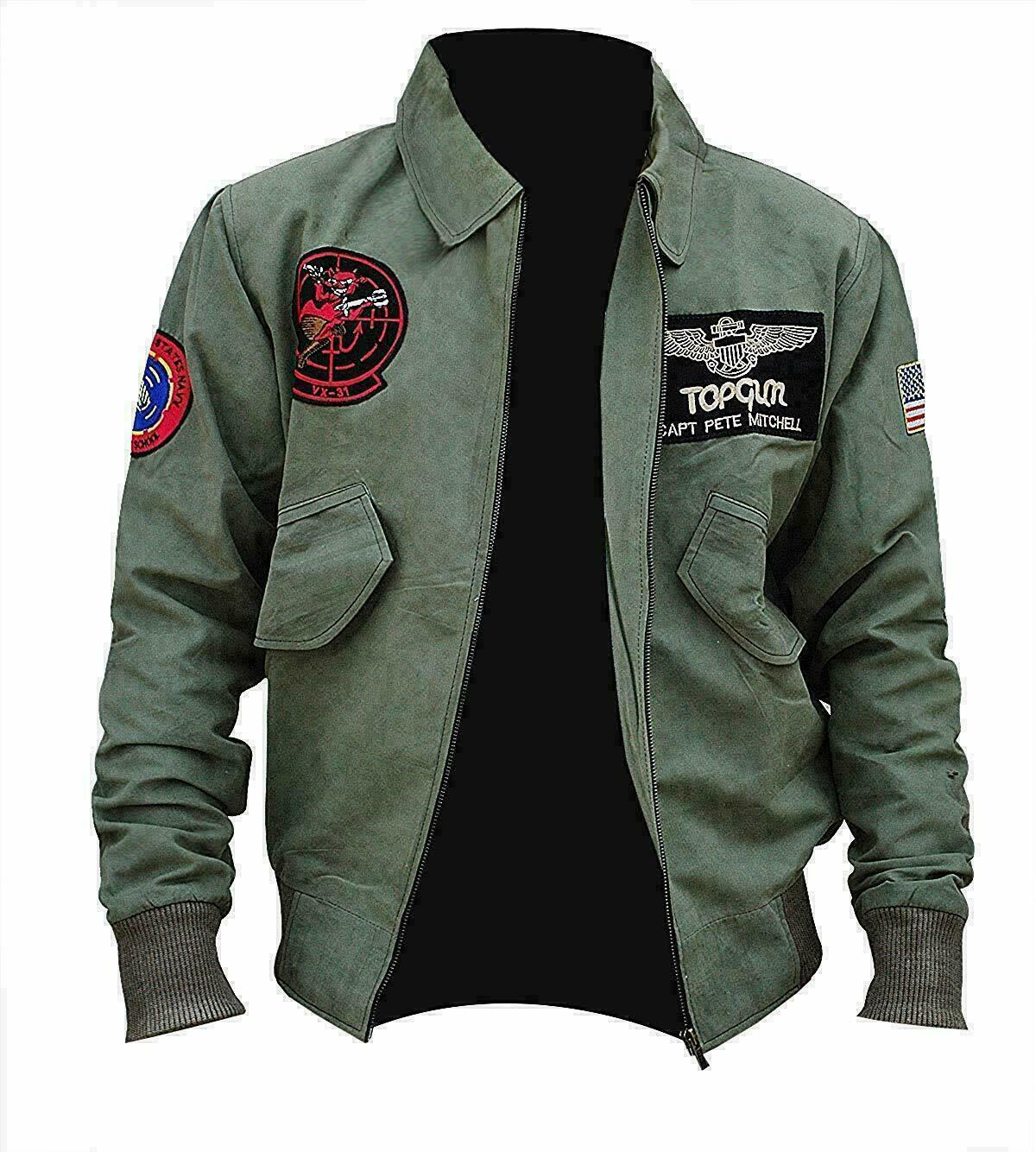 Top Gun 2 Tom Cruise Flight Bomber Jet Pilot Jacket