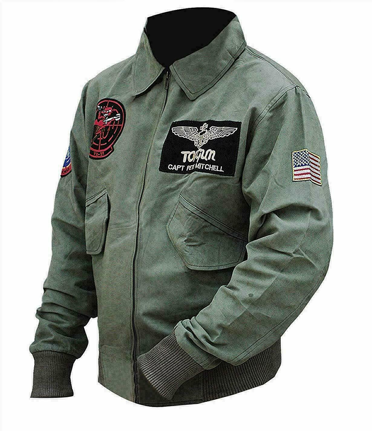 Top Gun 2 Tom Cruise Flight Bomber Jet Pilot Jacket