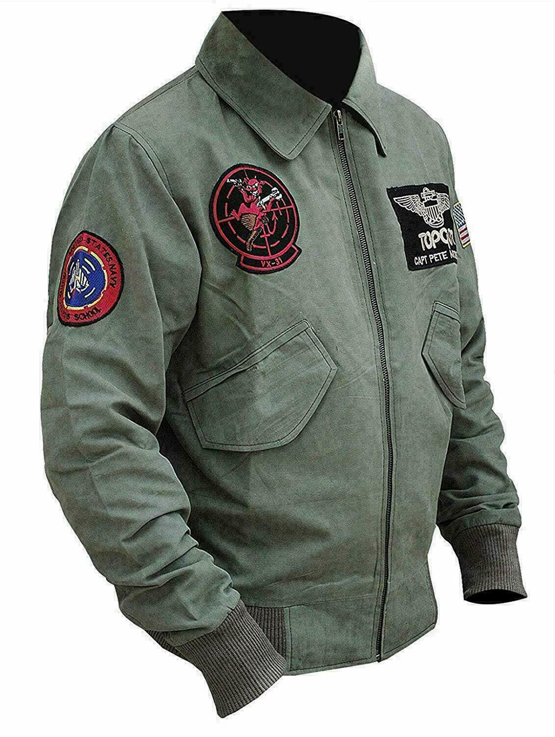 Top Gun 2 Tom Cruise Flight Bomber Jet Pilot Jacket