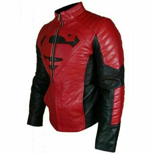 Superman and Lois Clark Kent Man of Steel Smallville Leather Jacket